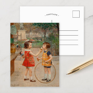 Glaces du Jour   Victor Gabriel Gilbert Postcard