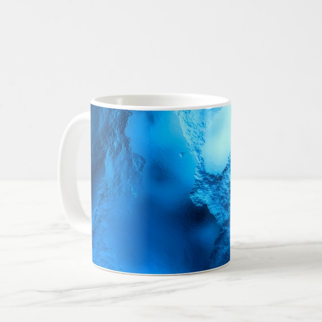 Glacial Blue Drift Coffee Mug (Front Left)