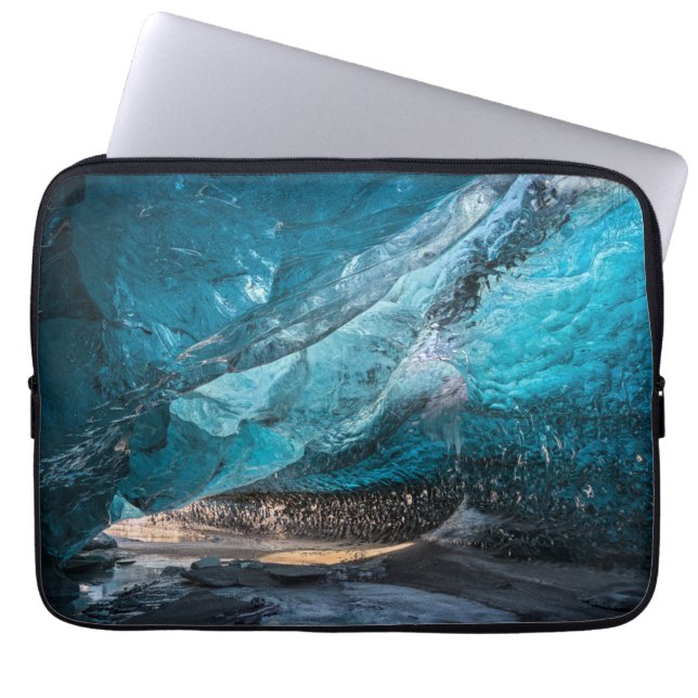 Glacial Cave | Vatnajoekull National Park, Iceland Laptop Sleeve (Front)