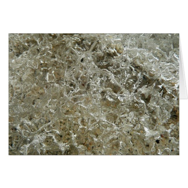 Glacial Ice Abstract Nature Texture (Front Horizontal)