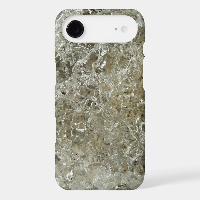 Glacial Ice Abstract Nature Texture Case-Mate iPhone Case (Back)
