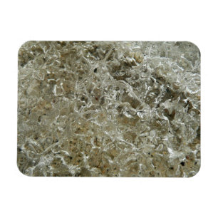 Glacial Ice Abstract Nature Texture Magnet