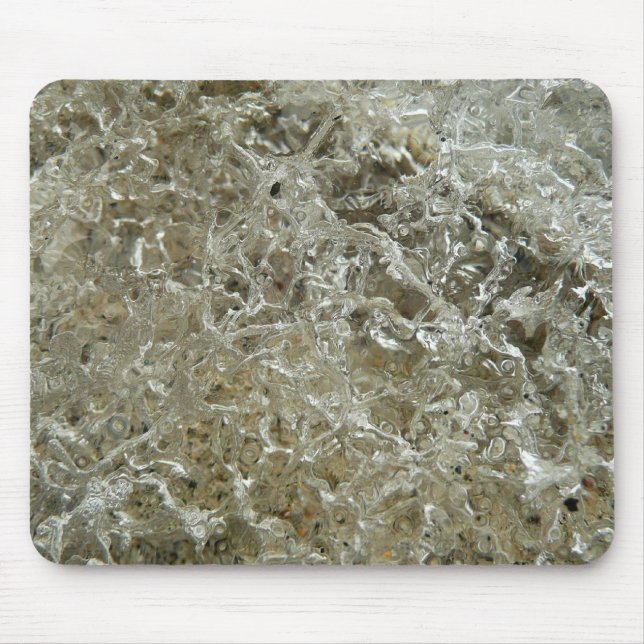 Glacial Ice Abstract Nature Texture Mouse Mat (Front)