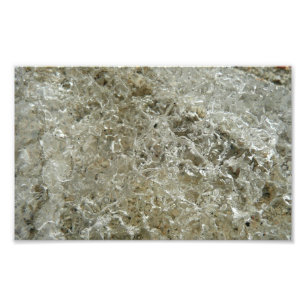 Glacial Ice Abstract Nature Texture Photo Print