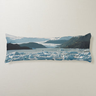 Glacial Icebergs Body Cushion
