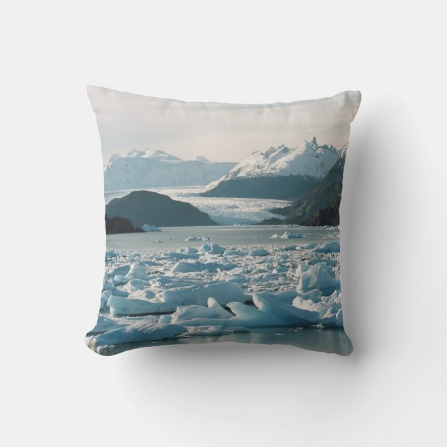 Glacial Icebergs Cushion (Front)