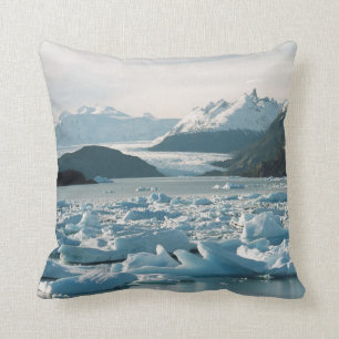 Glacial Icebergs Cushion
