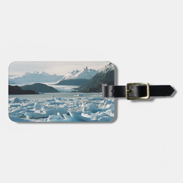 Glacial Icebergs Luggage Tag (Front Horizontal)