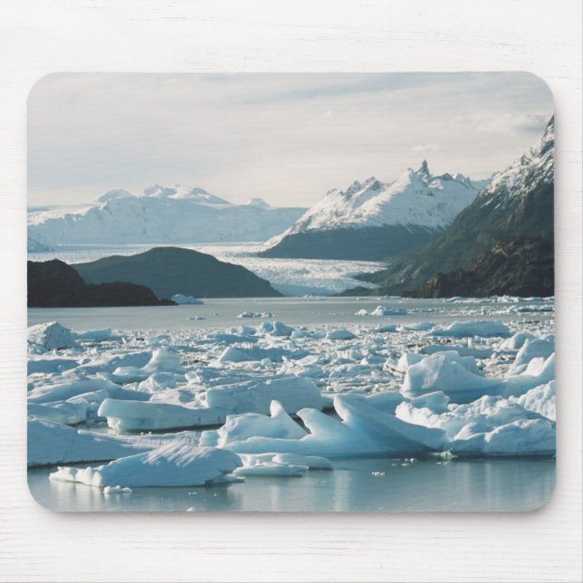 Glacial Icebergs Mouse Mat (Front)
