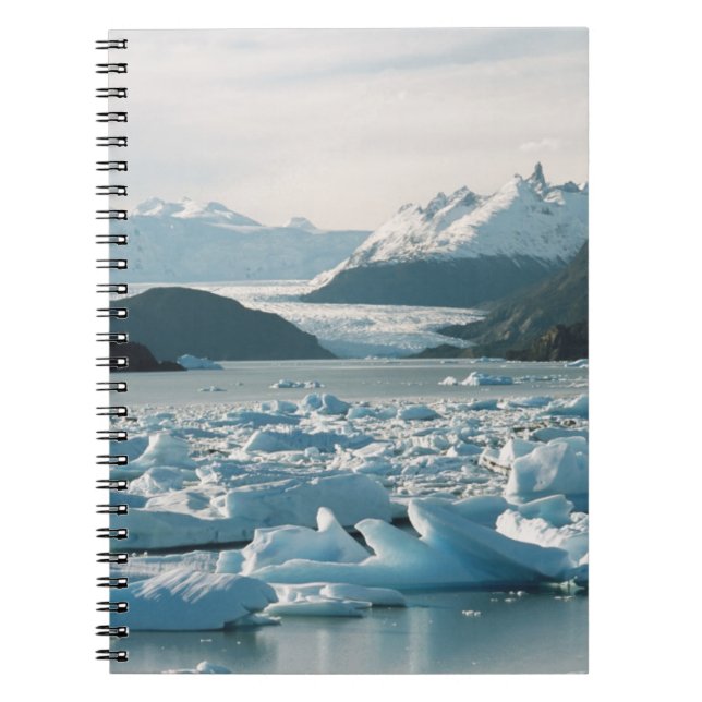 Glacial Icebergs Notebook (Front)