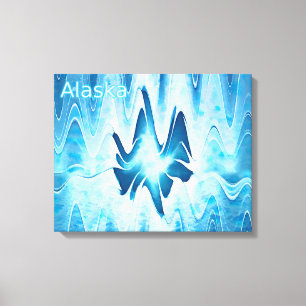 Glacial Lake - Alaska Canvas Print
