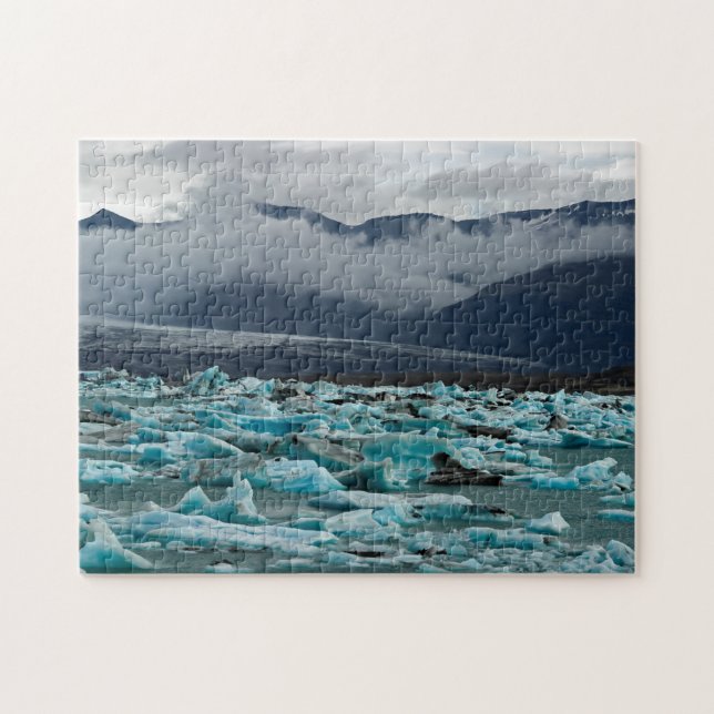 Glacial lake Jokulsarlon - Iceland Jigsaw Puzzle (Horizontal)