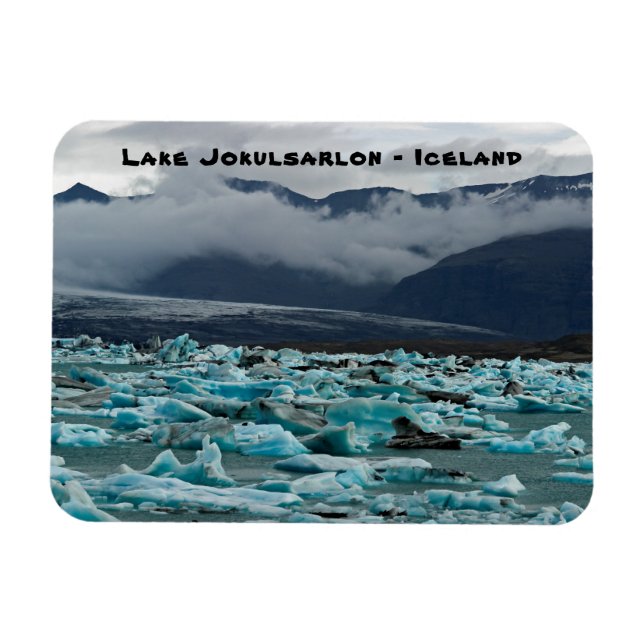 Glacial lake Jokulsarlon - Iceland Magnet (Horizontal)