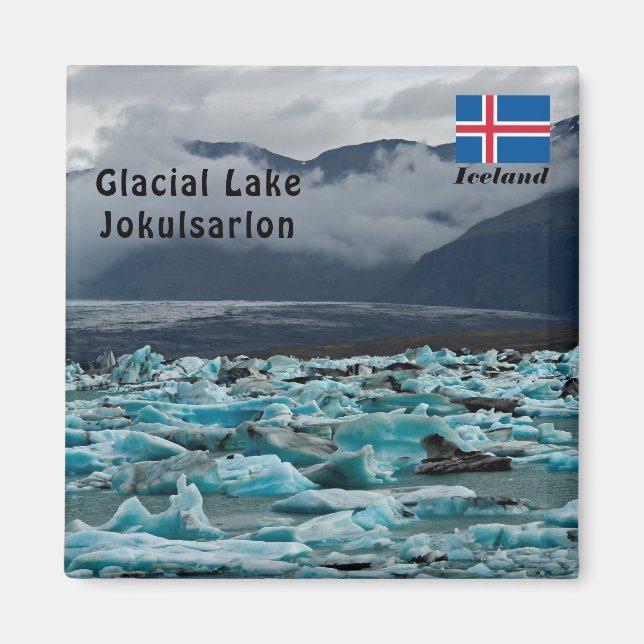 Glacial lake Jokulsarlon - Iceland Magnet (Front)