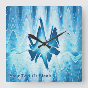 Glacial Lake Square Wall Clock