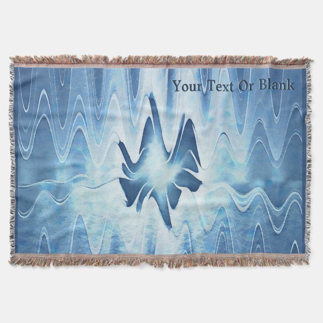 Glacial Lake Throw Blanket (Front)