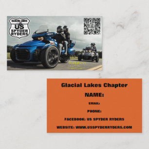 Glacial Lakes Chapter  - Business Cards 3