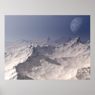 Glacial Landscape Poster