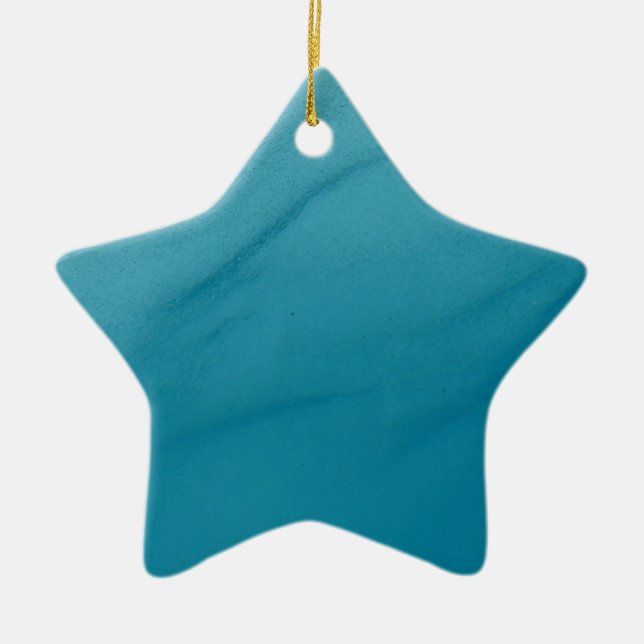 Glacial Melt Abstract Nature Photography Ceramic Tree Decoration (Front)