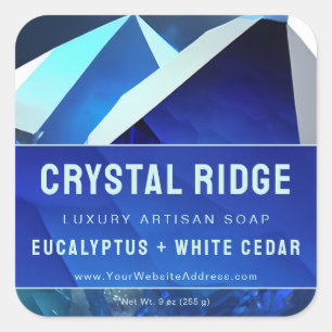 Glacial Mountain Magical Abstract Product Labels