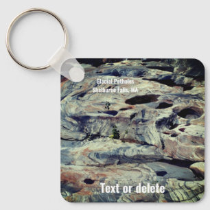 Glacial Potholes Shelburne Falls MA  Key Ring