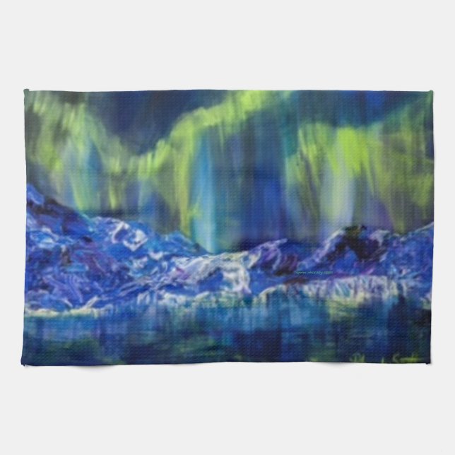 Glacial Reflections  Tea Towel (Horizontal)