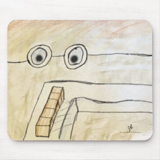 GlacialPairofEyeballs.exe  Mouse Mat (Front)