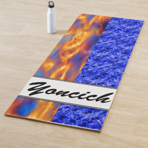 Glaciem et Ignis by Kenneth Yoncich Yoga Mat