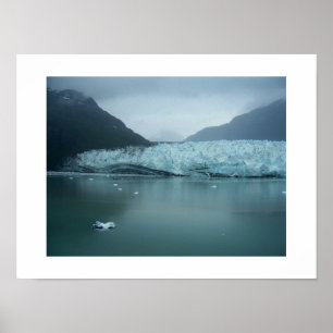 Glacier Bay Alaska Colour Photography Poster