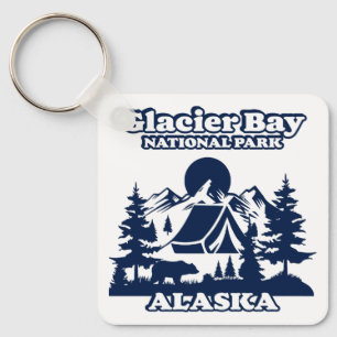 Glacier Bay Alaska Key Ring