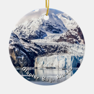 Glacier Bay, Cruising Alaska, Ceramic Tree Decoration