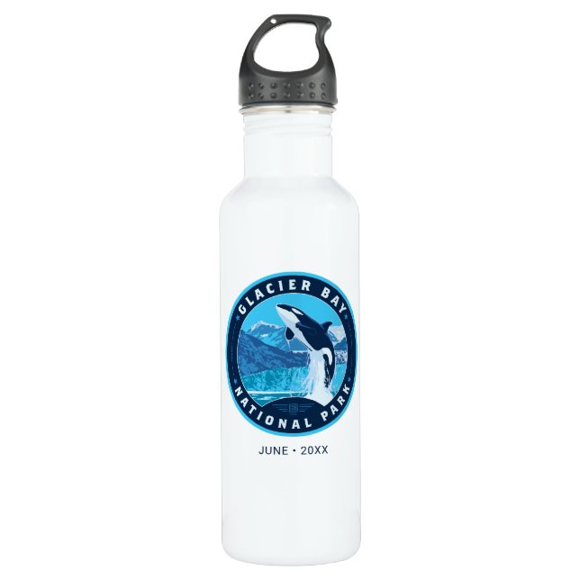 Glacier Bay National Park 710 Ml Water Bottle (Front)