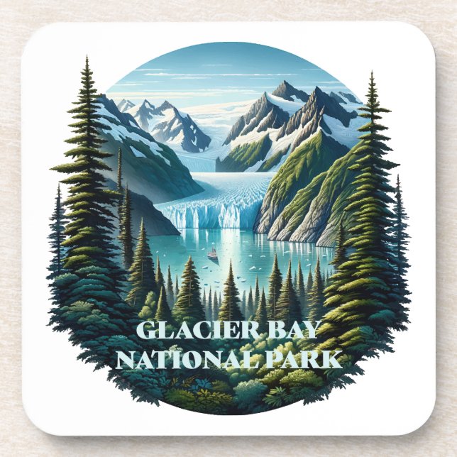 Glacier Bay National Park Alaska Coaster (Front)
