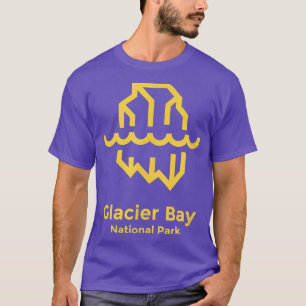 Glacier Bay National Park Alaska Minimalist Retro T-Shirt
