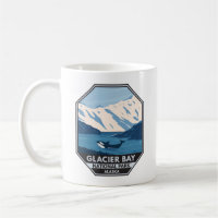 Glacier Bay National Park Alaska Orca Art Vintage