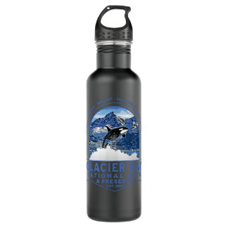 Glacier Bay National Park Alaska Orca Mountains Fi 710 Ml Water Bottle