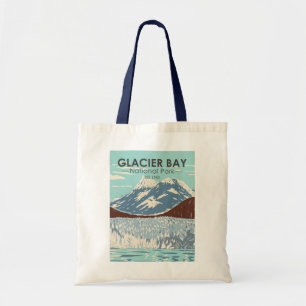 Glacier Bay National Park Alaska Vintage  Tote Bag
