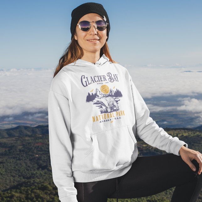 Glacier Bay National Park Cute Forest Landscape Hoodie (Creator Uploaded)