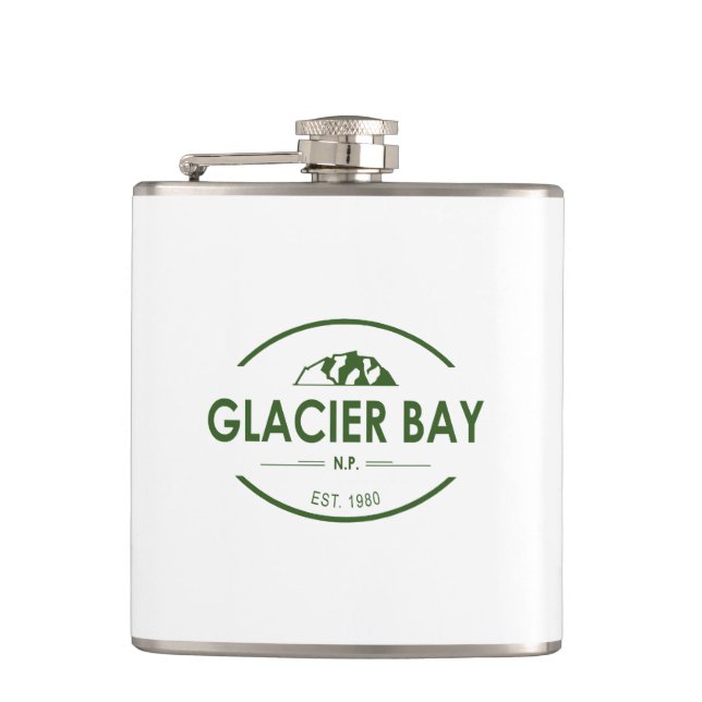 Glacier Bay National Park Hip Flask (Front)