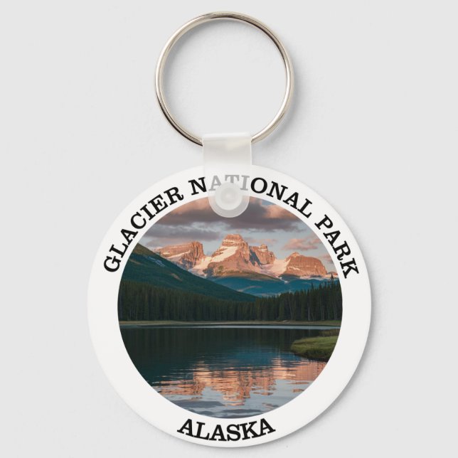Glacier Bay National Park  Key Ring (Front)