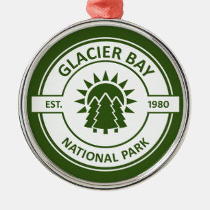 Glacier Bay National Park Metal Tree Decoration