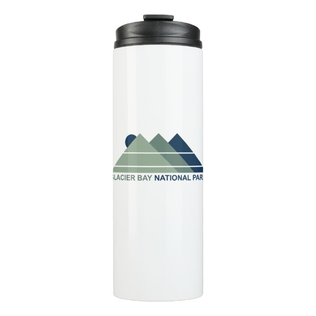 Glacier Bay National Park Mountain Sun Thermal Tumbler (Front)