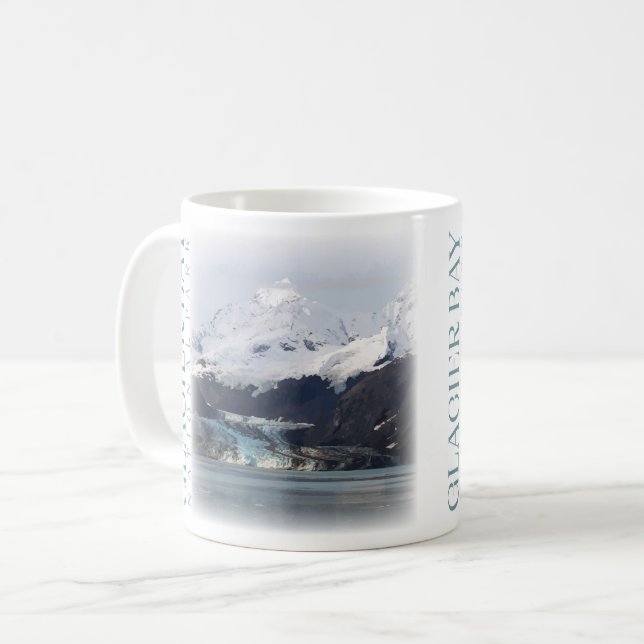 Glacier Bay National Park Mug, Alaska Coffee Cup (Front Left)