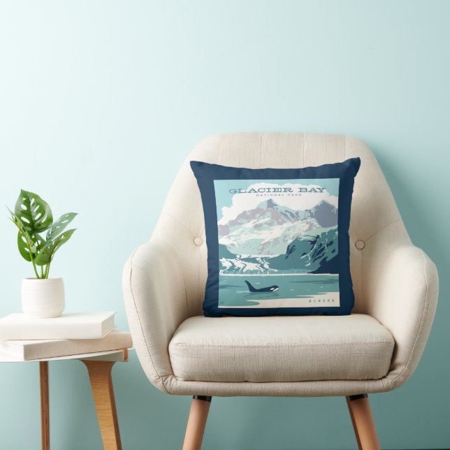 Glacier Bay National Park | Orca Cushion (Chair)
