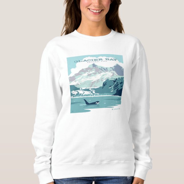 Glacier Bay National Park | Orca Sweatshirt (Front)