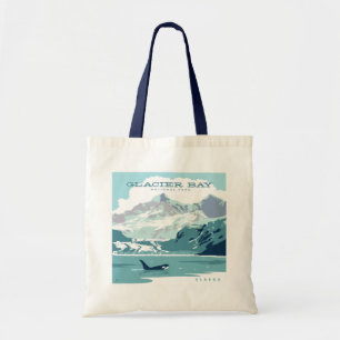 Glacier Bay National Park   Orca Tote Bag