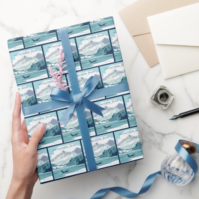 Glacier Bay National Park | Orca Wrapping Paper (Gifting)