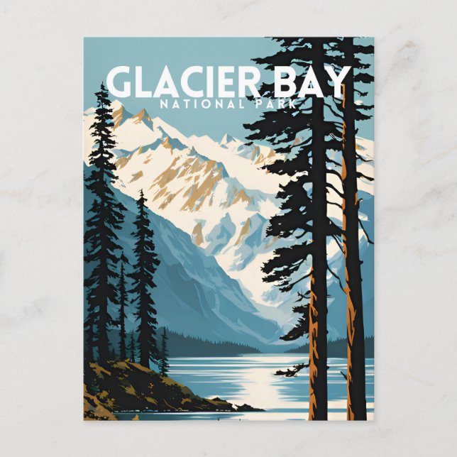 Glacier Bay National Park Postcard (Front)