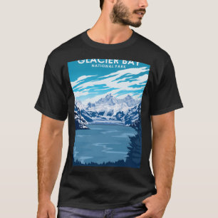 Glacier Bay National Park Travel Poster  T-Shirt
