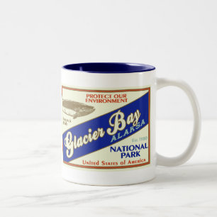 Glacier Bay National Park Two-Tone Coffee Mug